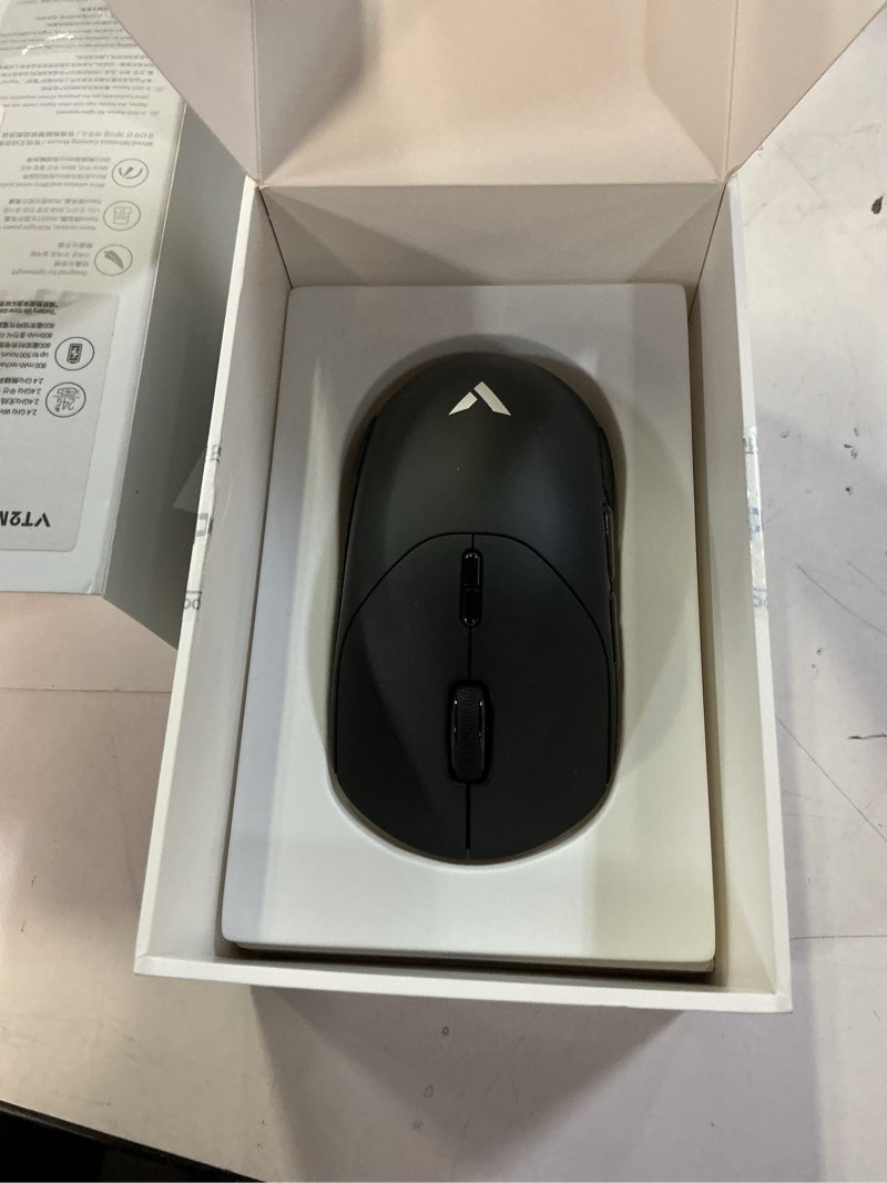 Condition photo showing Good Condition for rapoo vt2 max wireless gaming mouse, true 8k wireless polling rate, 53g lightweight, up to 750 hr battery, nordic nrf54l15 mcu, 120-million optical switch, 10 programmable buttons, macro enabled black