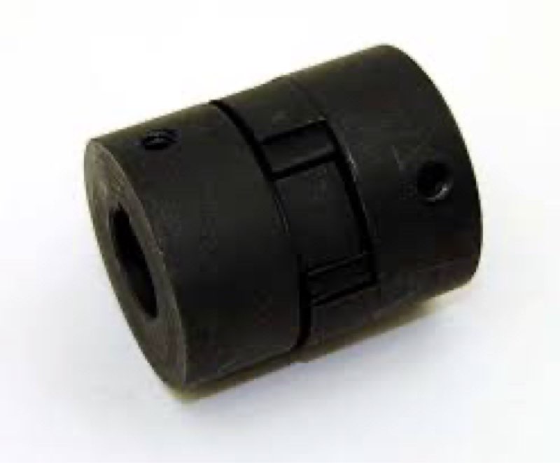 uxcell 3/8" to 5/8" L075 Flexible 3-Piece L-Jaw Coupling Coupler Set & Buna-N NBR Rubber Spider for 