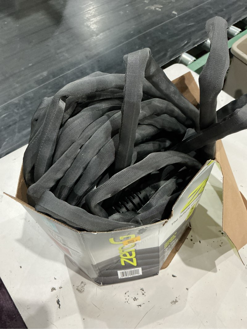 Condition photo showing As Is for teknor apex zero-g 5/8 in. d x 100 ft. l heavy duty commercial grade garden hose