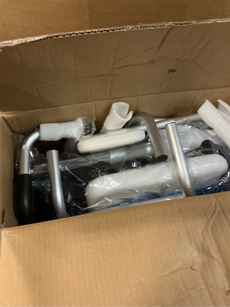 Condition photo showing Good Condition for Sliding Shower Chair Tub Transfer Bench with Swivel Seat-Adjustable Height, Padded Armrests & Non-Slip Feet - Shower Chair for Inside Tub, Ideal for Seniors & Disabled Sliding Swivel 20"D x35"W x(31-36)"H