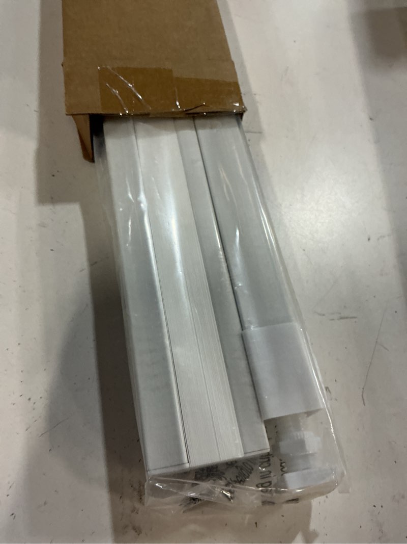 Condition photo showing New/Like New for lazblinds upgraded magnetic top down bottom up (tdbu) honeycomb blinds, no drill no tools easy install cordless cellular shades for windows 23" w x 48" h, white - light filtering white - light filtering 23"w x 48"h