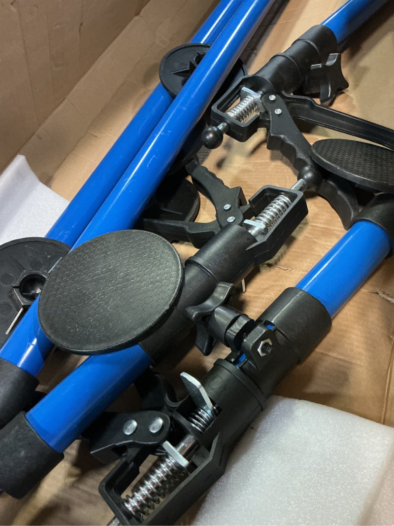 Condition photo showing Good Condition for 6 pcs cabinet jack support pole, 12.2" to 115" telescoping 3rd hand tool, 154lbs capacity adjustable poles for cabinets, drywall & cargo