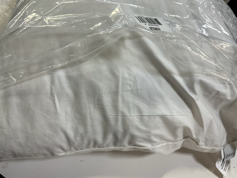 Condition photo showing Good Condition for premium feather pillow insert, 26x26, no color