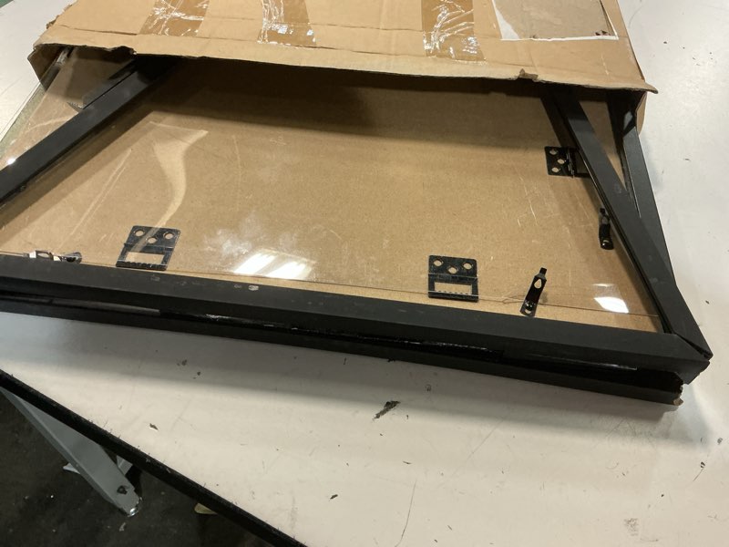 Condition photo showing As Is for enjoybasics 18x24 picture frame, display poster 16x20 with mat or 18 x 24 without mat, wall gallery photo frames, black, 2 pack
