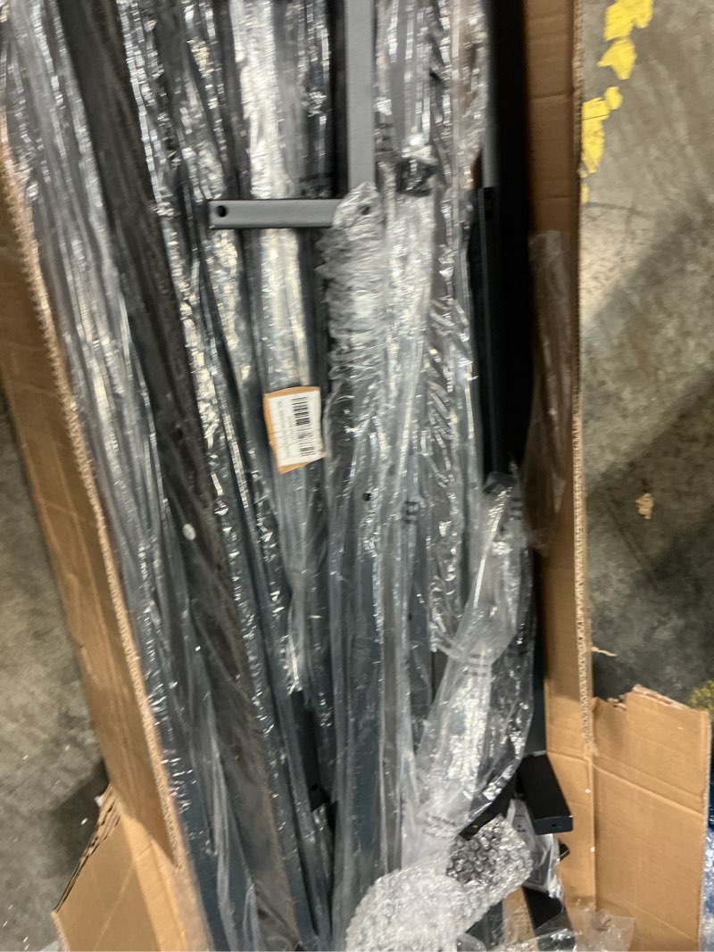 Condition photo showing As Is for floating bed frame queen size