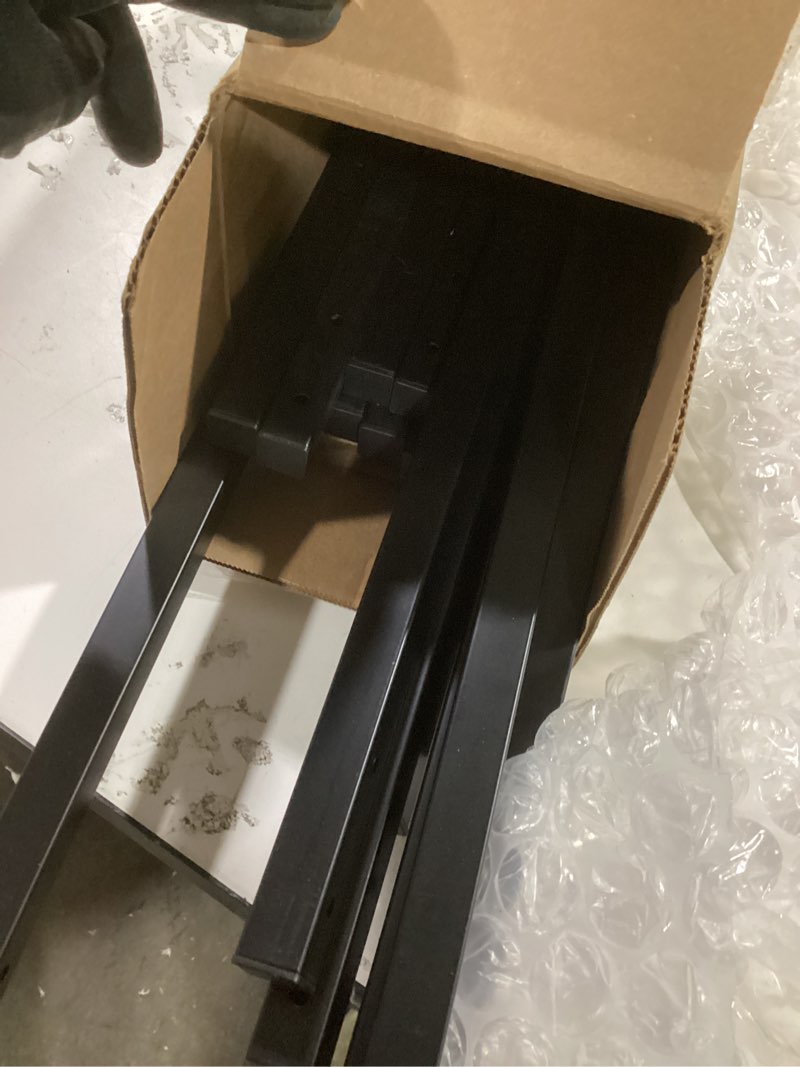 Condition photo showing Good Condition for 25 pack deck balusters 36 inch rectangle deck railing balusters with end caps & stainless screws, outdoor face mount metal spindles for porch stair 36 inch black-rectangle 25