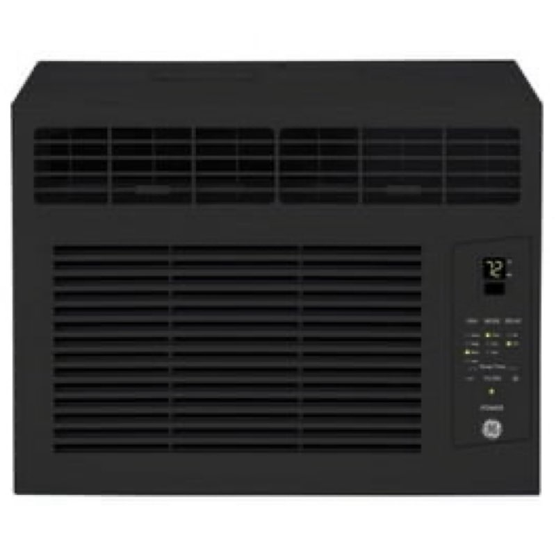 GEÂ® 5,000 BTU Mechanical Window Air Conditioner for Small Rooms up to 150 sq ft., Black