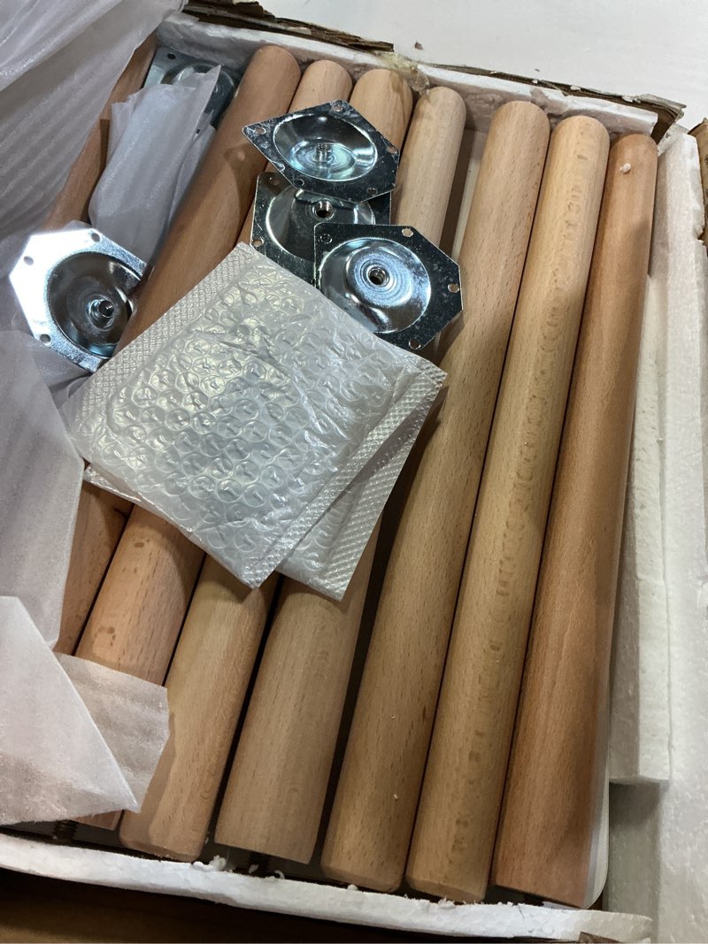 Condition photo showing Good Condition for foraofur white end tables set of 2, small side tables accent tables living room, boho side table with wooden legs, easy assembly white 2