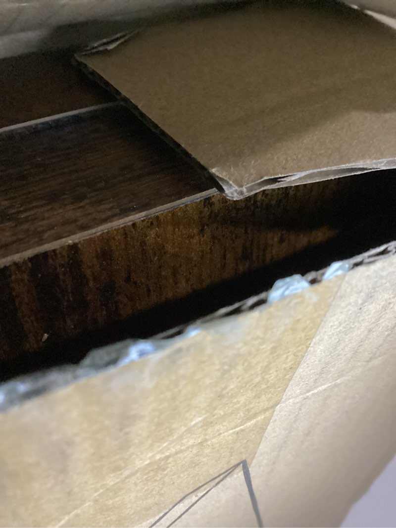 Condition photo showing Good Condition for BAYKA Floating Shelves, 22.5 inches Rustic Wood Wall Shelves for Bathroom?Bedroom, Living Room, Kitchen & Book, Hanging Display Decor Organization Shelf with 22 lbs Capacity (Rustic Brown) B. Rustic Brown - Americana Farmhouse Style 22.5inches