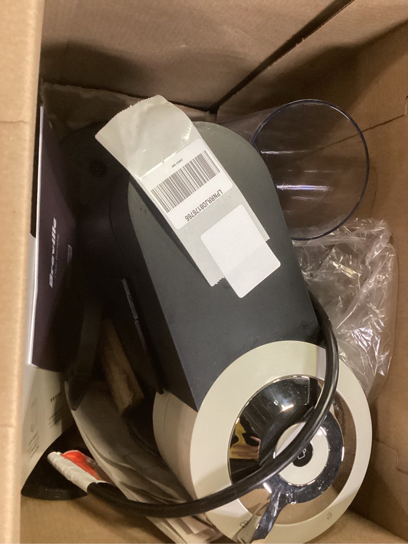 Condition photo showing As Is for nespresso vertuo next coffee and espresso maker by breville, light grey machine only gray