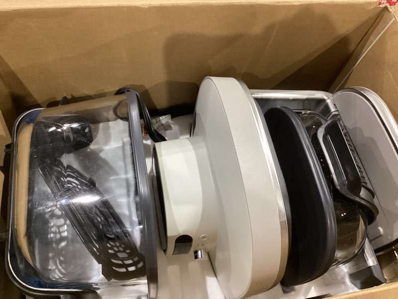 Condition photo showing Good Condition for ninja crispi pro 6-in-1 glass air fryer | 6qt & 2.5qt glass containers with storage lids | non-toxic | meal prep, microwave, freezer & dishwasher safe | air fry, bake & more | bone | as101lg