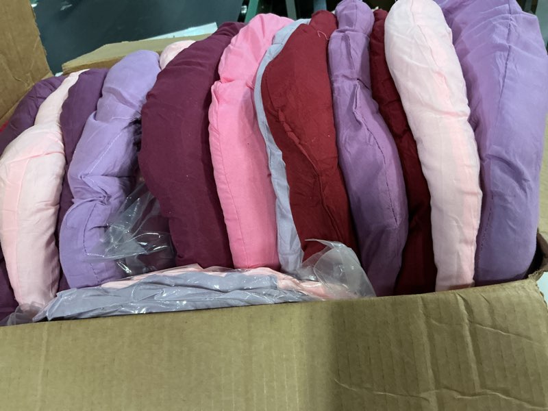 Condition photo showing Good Condition for (22 pcs)Round 50cm Padded Seat Cushion Egg Shape Chair Pad Waterproof Surface Stylish