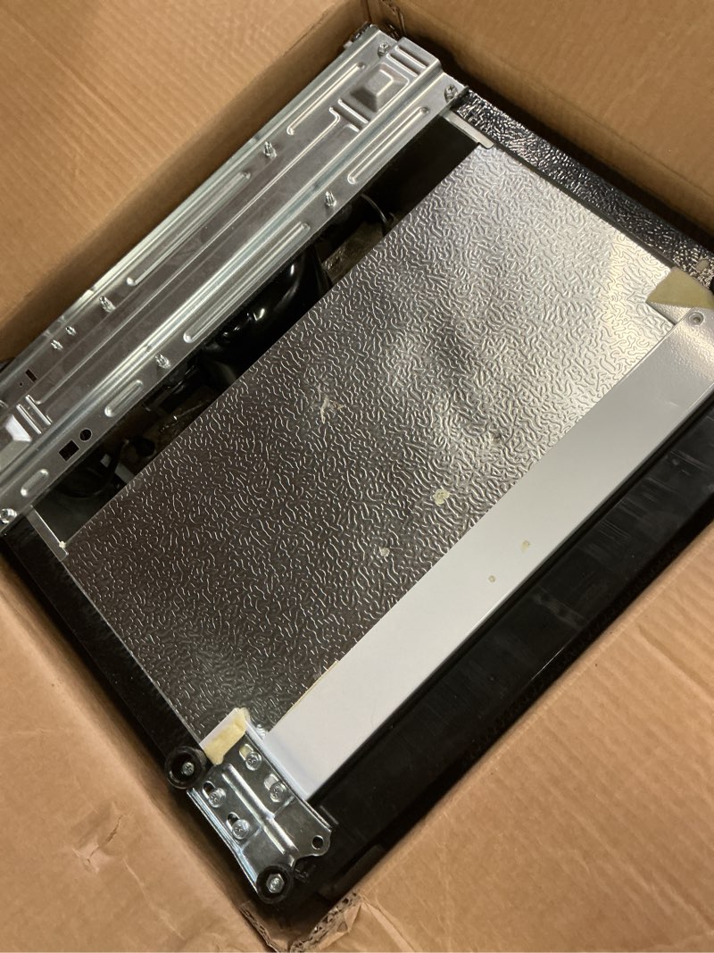 Condition photo showing Good Condition for Igloo 3.2 Cu.Ft. Single Door Compact Refrigerator with Freezer - Slide Out Glass Shelf, Perfect for Homes, Offices, Dorms - Black 3.2 Cu. Ft. Black