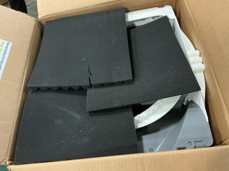 Condition photo showing As Is for automatic cat litter box self cleaning - app control, open-design, smart health monitor, suitable for medium cats and kittens, anti-pinch safety, quiet operation - white