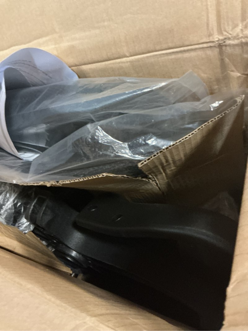Condition photo showing Good Condition for bestoffice | ergonomic office chair | mid-back swivel desk chair | breathable backrest & lumbar support | adjustable height | sponge seat | rolling wheels | dark black | for adults & women dark black pack of 1