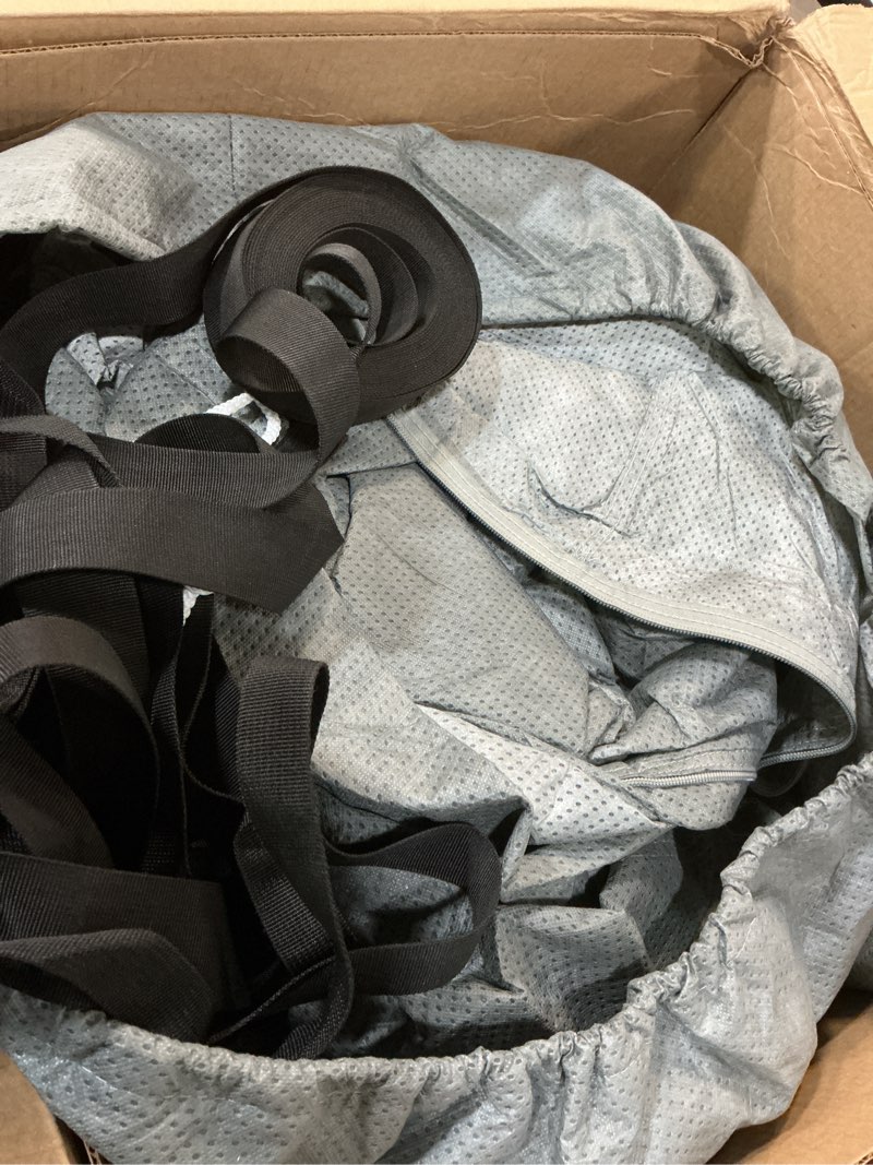 Condition photo showing Good Condition for Upgrade 7-Layer Heavy Duty RV Cover 27-30 FT | Fits RVs with Roof Top A/C | All-Weather Travel Trailer RV Cover for Snow & Wind Protection | Rip-Stop Camper Cover with 5+2 Straps