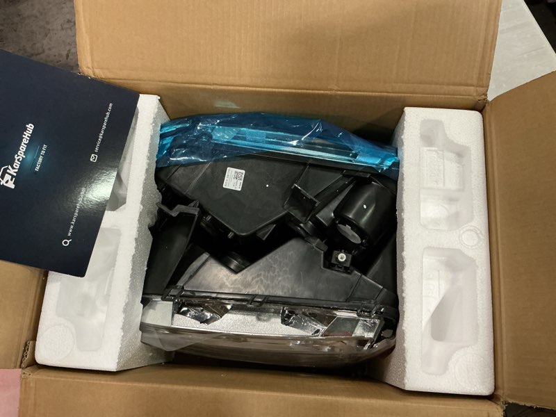 Condition photo showing New/Like New for headlights assembly with bulbs for 2006-2010 dodge charger with corner singal light headlamp replacement driver & passenger side chrome | with high & low beam bulbs oe replacement
