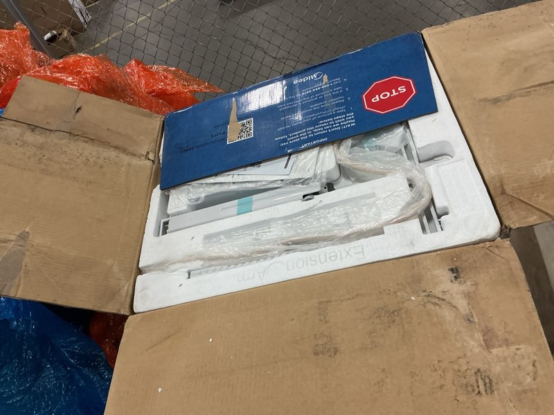 Condition photo showing As Is for midea 8,000 btu u shaped smart inverter window air conditioner - cools 350 sq ft, ultra quiet with open window flexibility - alexa/google assistant compatible - 37% energy savings, remote (updated) 8,000 btu (updated)