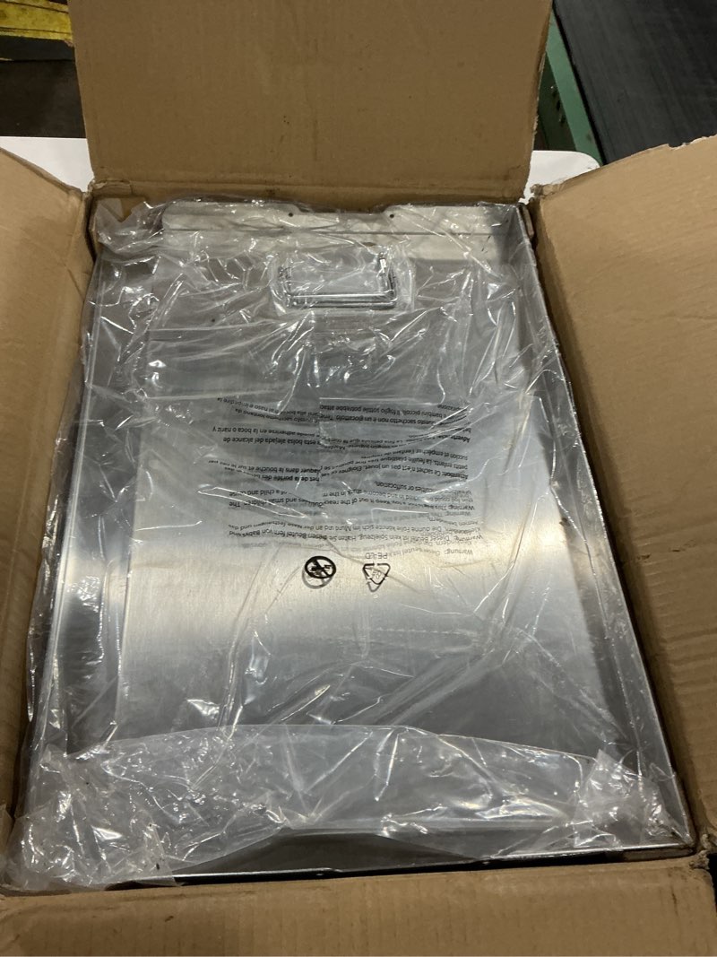 Skyflame Universal Stainless Steel Griddle Plate with Even Heating Bracing for BBQ Charcoal/Gas Gril