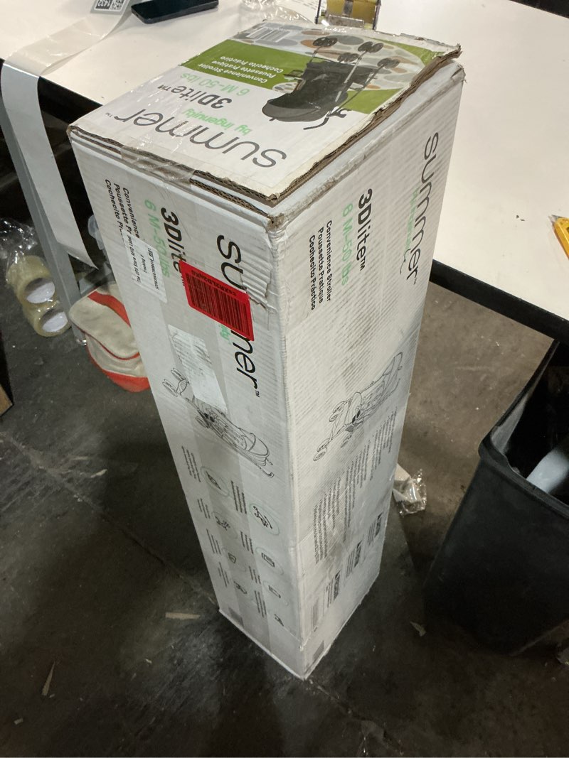 Condition photo showing Good Condition for Summer Infant Ingenuity 3Dlite Convenience Stroller, Gray–Lightweight Stroller with Aluminum Frame, Large Seat Area, 4 Position Recline, Extra Large Storage Basket – Infant Stroller for Travel & More