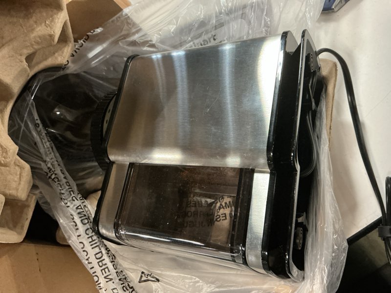 Condition photo showing As Is for Cuisinart Coffee Grinder, Electric One-Touch Automatic Burr Coffee Grinder with 18-Position Grind Selector, Cup Size Selector for 4 – 18 Cups, DBM-8P1, Black Stainless Burr Mill Stainless Steel