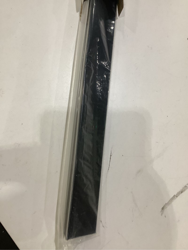 Condition photo showing As Is for 30" slide-in range rear filler kit w10113901a, stove gap universal triangular filler strip, cooktop trim kit between stove and backsplash for whirlpool & most brand, durable aluminum, black