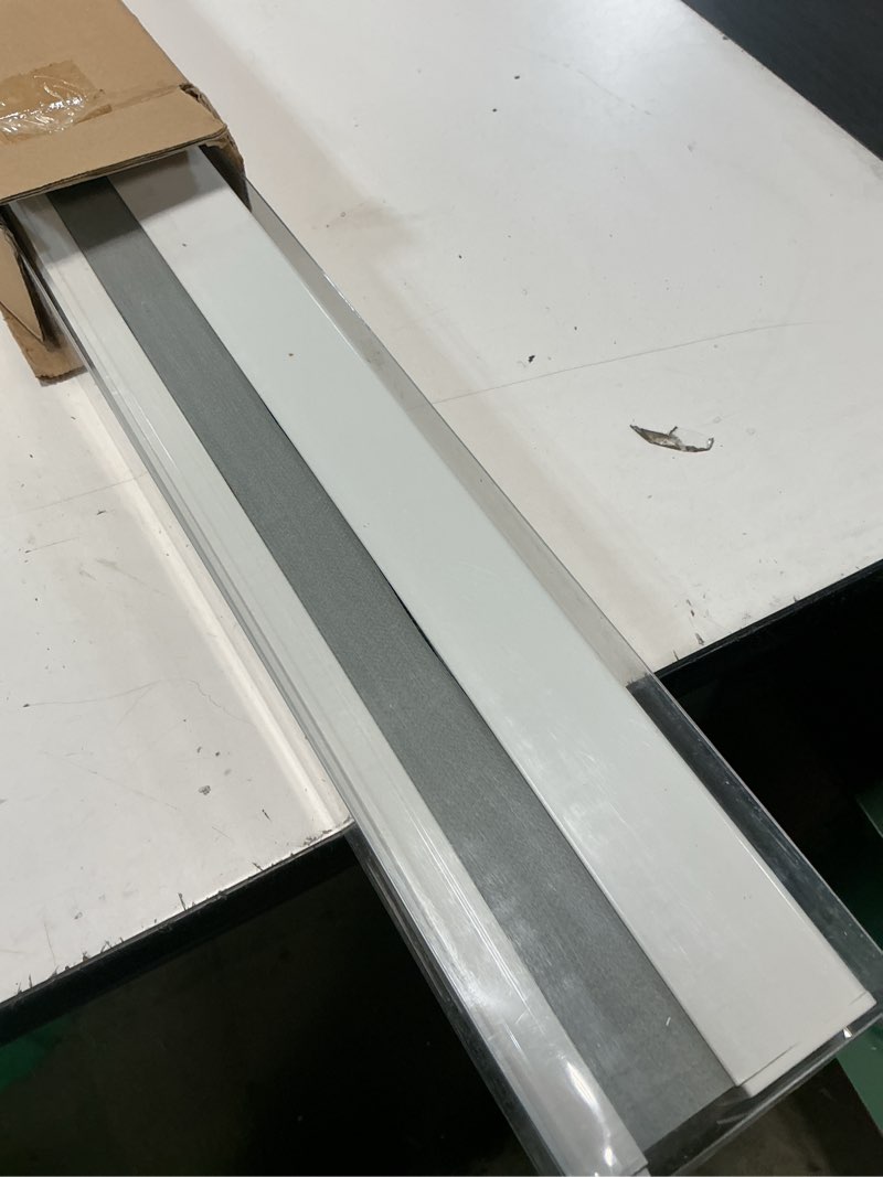 Condition photo showing Good Condition for changshade cordless cellular shades, blackout honeycomb shades for windows, room darkening pleated blinds, easy to install for indoor windows and french doors, 34.5" w x 72" h, grey blackout-grey 34.5"w x 72"h