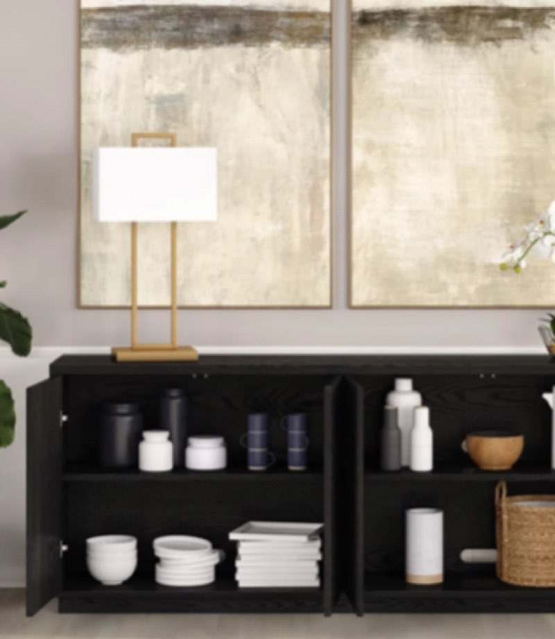 alston 68\" wide rectangular buffet table
incomplete 