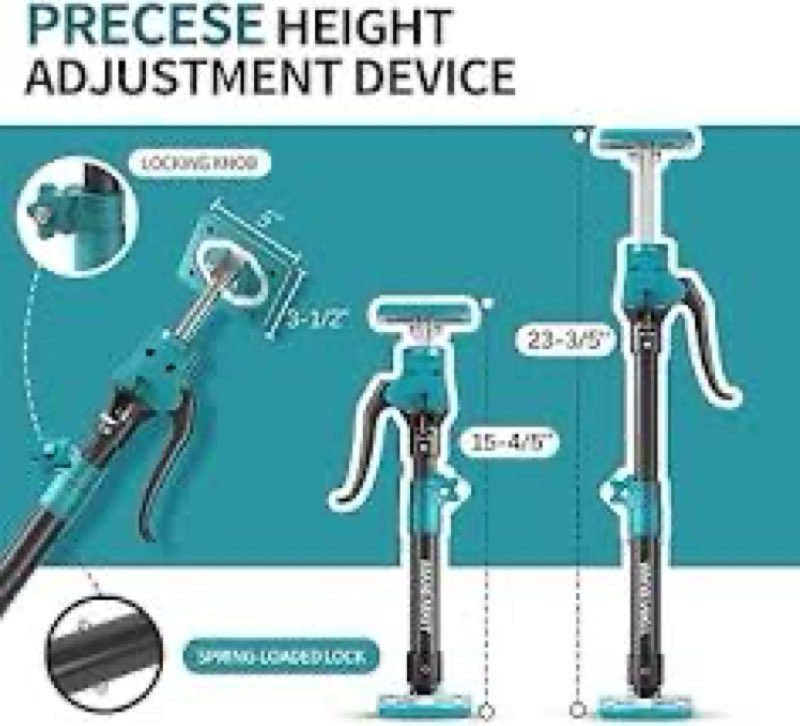 MAXENIKIT Third Hand Support Pole Heavy Duty, Cabinet Jacks for Installing Cabinets with 265 LBS Cap