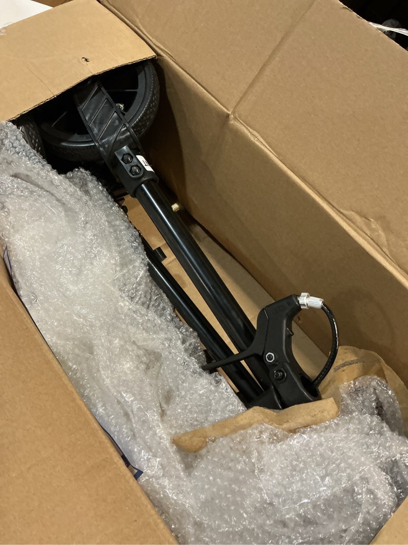 Condition photo showing Good Condition for 3-wheel rollator walker with hand brake for seniors, lightweight aluminum frame, compact foldable design for stability & balance, one-handed walking aid