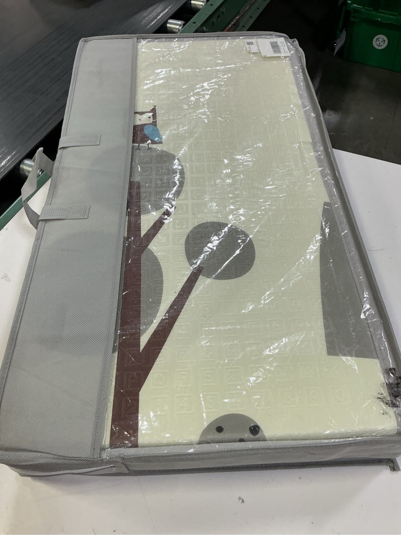 Condition photo showing New/Like New for [smlar)foldable baby play mat, double-sided design, 79x59 inches, waterproof, non-slip, extra thick 0.4 inch, sea animals and elephant patterns