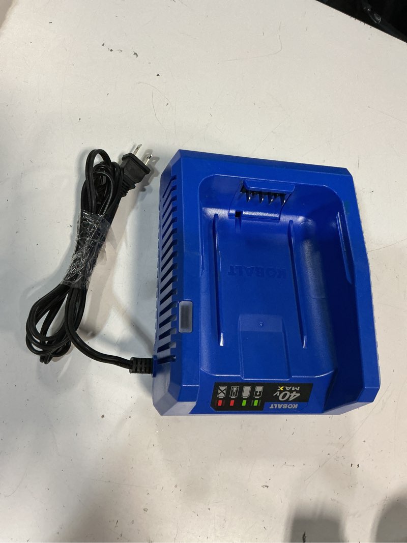 Condition photo showing Good Condition for kobalt 40 -volt, battery charger krc 840-03
