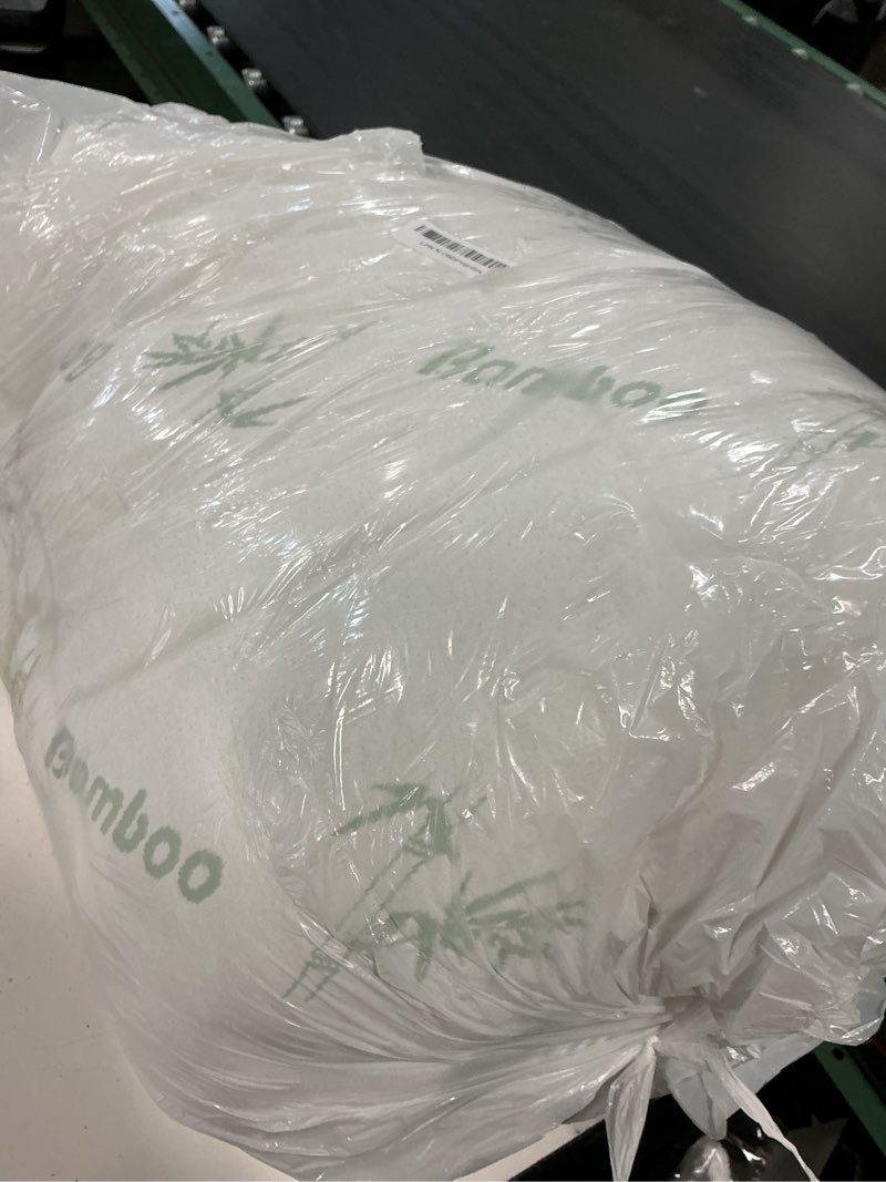 Condition photo showing Good Condition for ultra soft queen size mattress topper - viscose made from bamboo pillow top mattress pad for back pain relief - naturally cooling for hot sleepers, green green queen