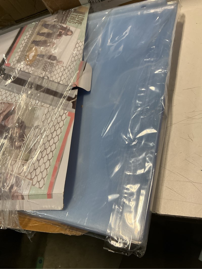 Condition photo showing Good Condition for we r memory keepers 12x12 page protector sleeve set includes 100 pages, non-glare, compatible with most 3 ring albums, perfect for scrapbooking & more page protectors, 12x12 (100 pack)