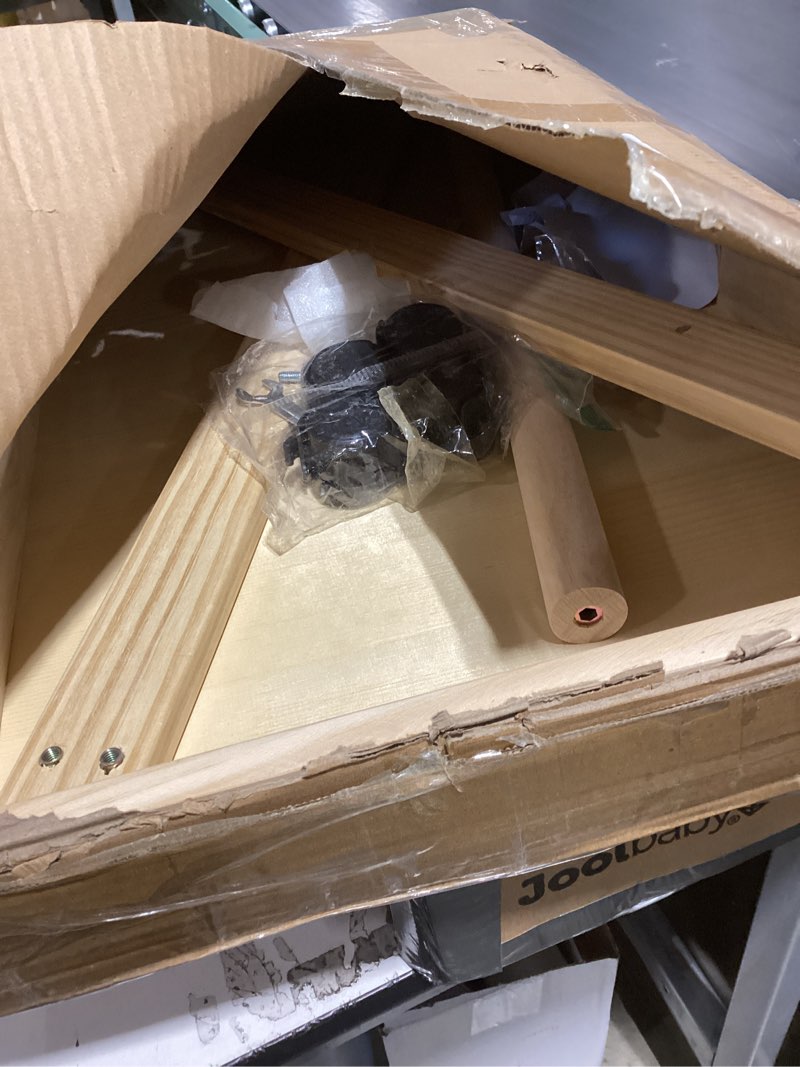 Hggzeg Baby Garment Rack, Kids Clothing Rack with Storage Shelf & Hanging Rod, Solid Wood Dog Cat Wa