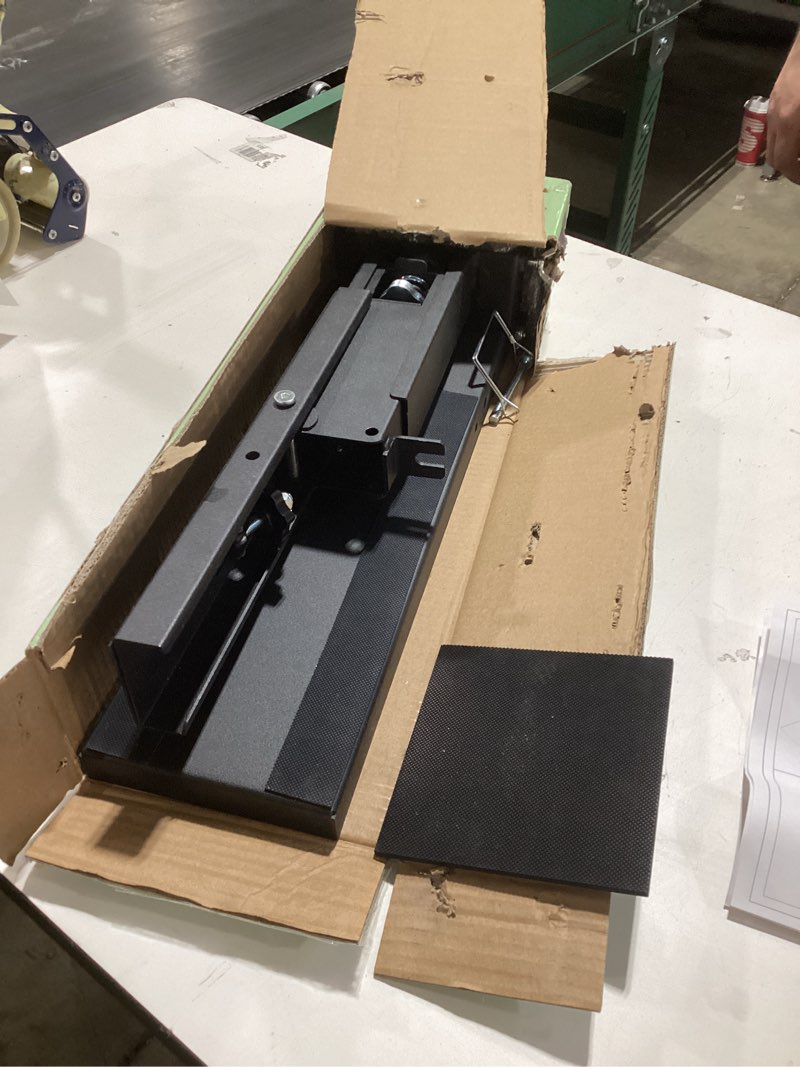 Condition photo showing As Is for ladder extender pro,ladder stabilizer for stairs,ladder leveler for stairs,adjustable height range for single and extension ladder for stair ladder platform 9.25”-15.5” 9.25”-15.5”h x 21w