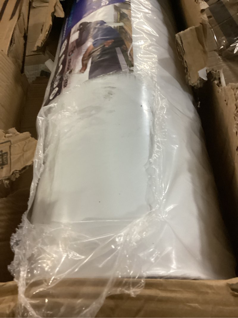 Condition photo showing New/Like New for Crawl Space Vapor Barrier - 12 mil (10' x 100'), Heavy Duty Plastic sheeting, Concrete Vapor Barrier Covering for Crawlspace Encapsulation kit, Thick Polyethylene Film, Black and White Panda Film