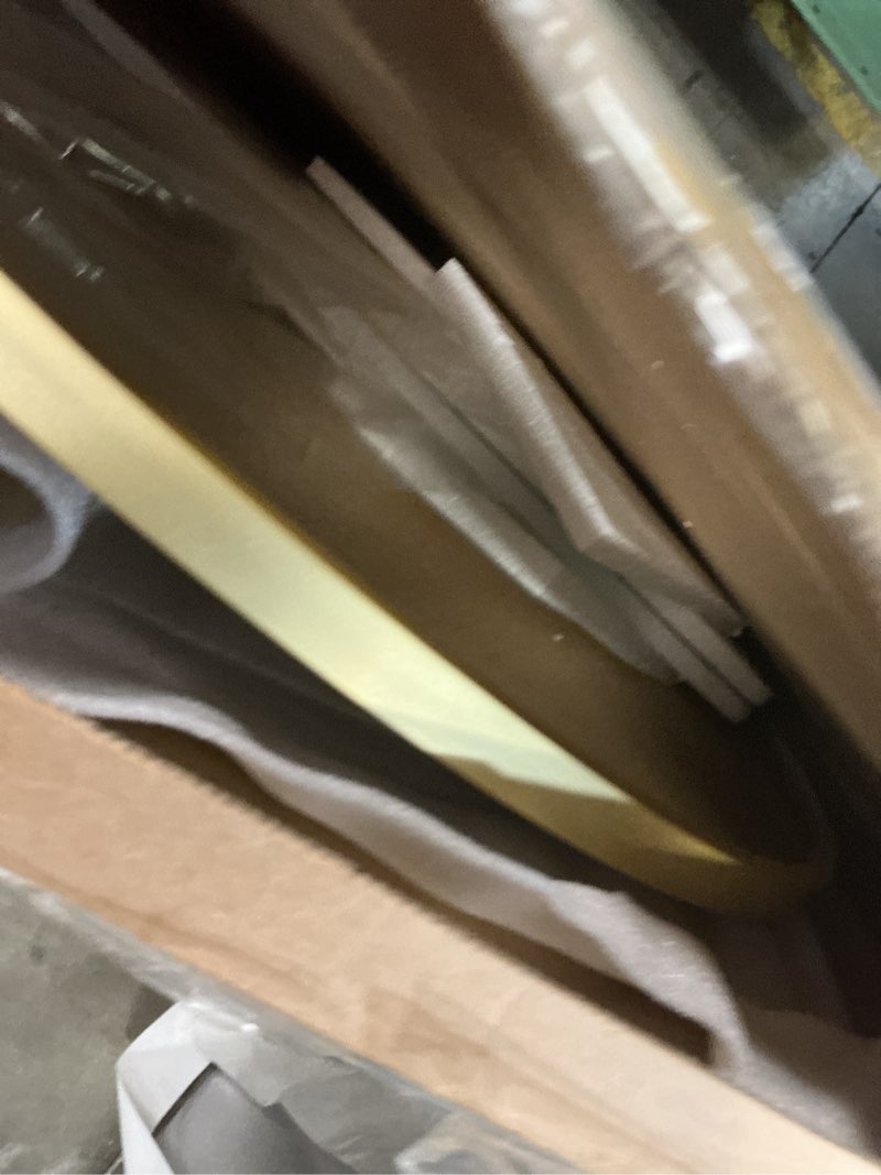 Condition photo showing Good Condition for 57" x 20" arched full length mirror - wall mounted/floor mirror aluminum alloy frame full body mirrors for bathroom living room bedroom and entryway,gold gold 57"l x 20"w