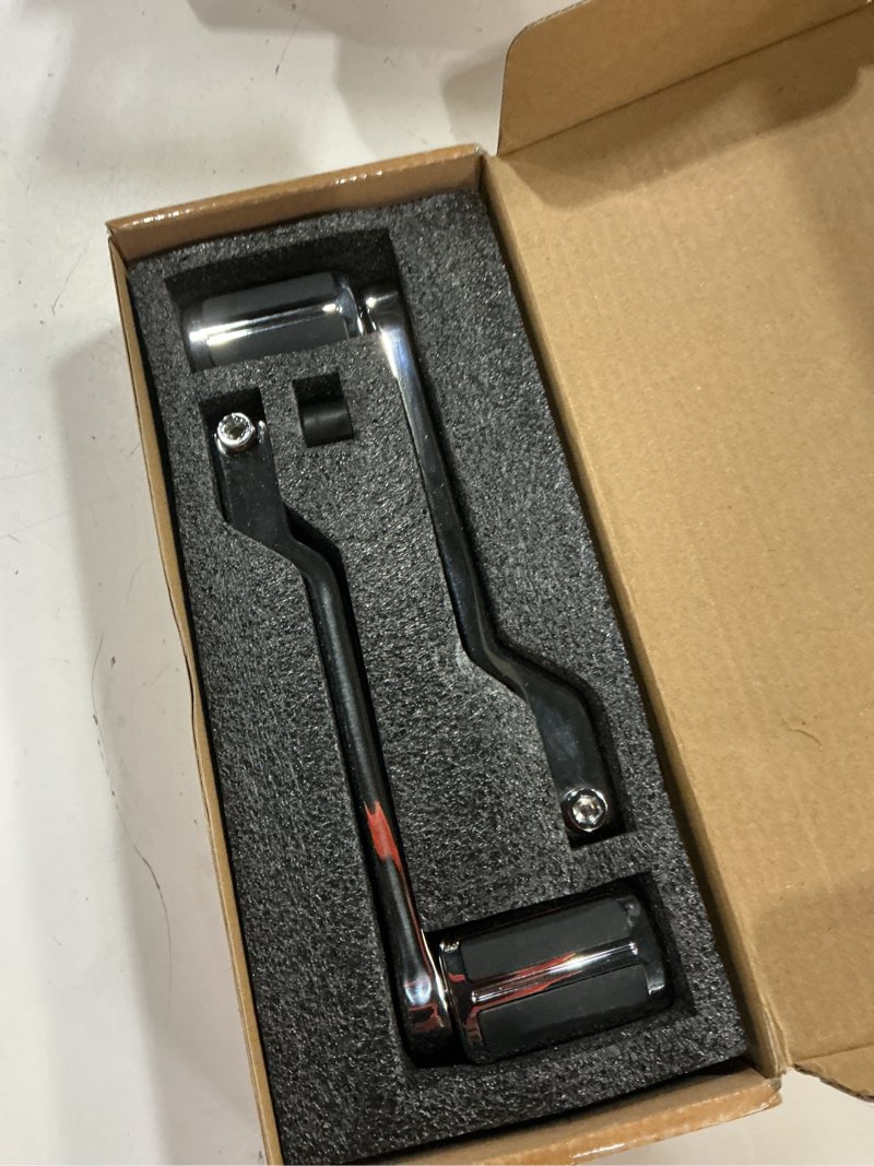 Condition photo showing New/Like New for benlari shifter lever pegs, 304 stainless steel heel toe shift pegs fit for harley touring street glide road glide road king electra glide 1988-2024, fl softail 1986-2017, trike 2008-2024, chrome