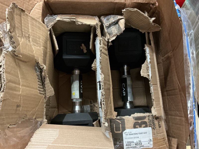 Condition photo showing New/Like New for CAP Barbell Coated Dumbbell Weight | Multiple Options Pairs & Sets