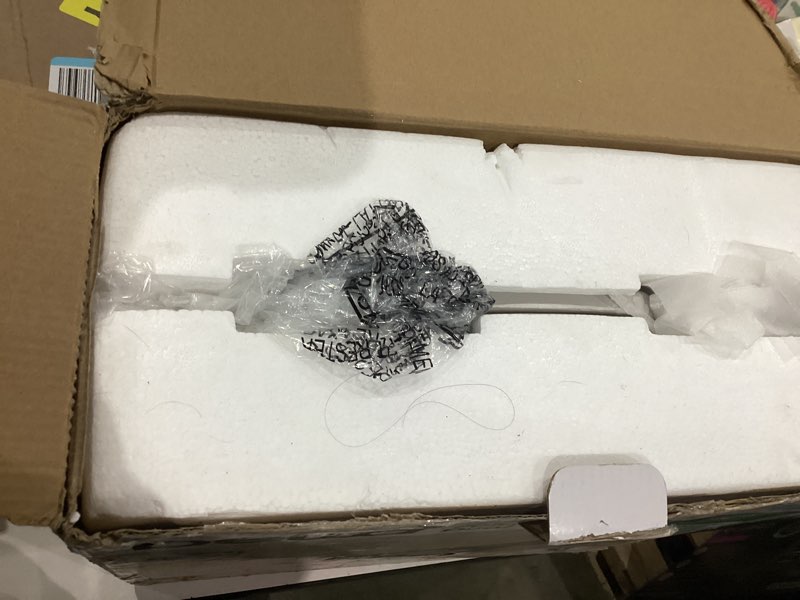 Condition photo showing As Is for Bella 10"x 20" Ceramic Fold-n-Store Dual Temp Griddle, Fits-anywhere Kitchenware, EverGood Ceramic Nonstick Coating, 2 Temperature Zones up to 400°F?, Dishwasher Safe Drip Tray, 1500 Watt, Oatmilk