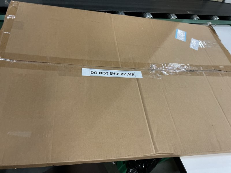 Condition photo showing New/Like New for Amazon Basics Magnetic Dry Erase Whiteboard, 35"W x 23"H, Black Wooden Frame