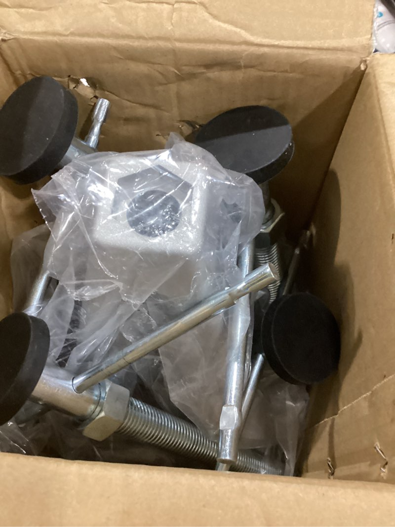 Condition photo showing Good Condition for rv stabilizer jacks set of 4, 7500 lbs each aluminum rv stack jacks, adjustable 11"–17" camper stabilizer jack stands with rubber pads for travel trailers, campers, pop-up campers & campsite use