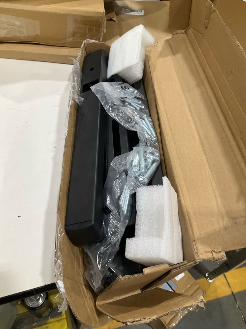 Condition photo showing Good Condition for rfiver table top tv stand with height adjustable tv legs, tv stands base with cable management for most 37 to 86 inch flat or curved tvs, steel tv feet holds up to 150 lbs, max vesa 800x600mm, black