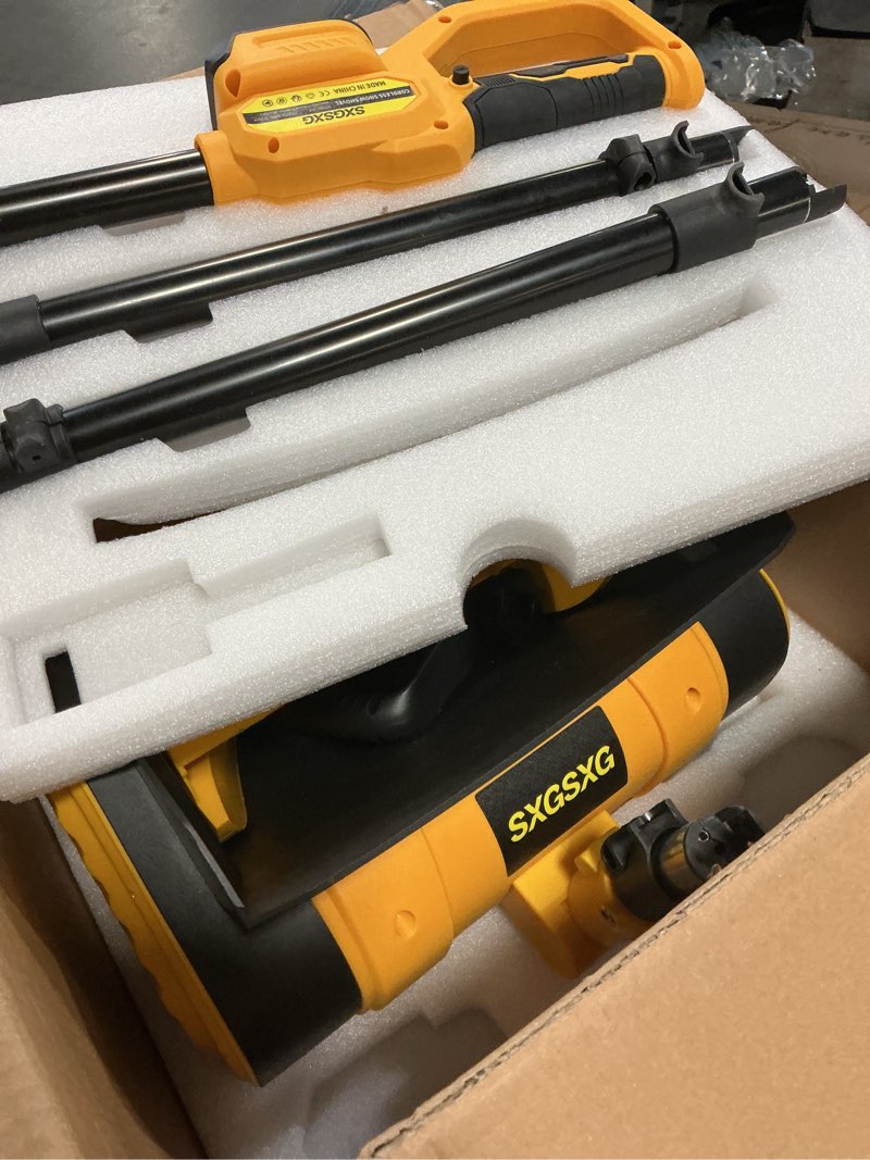 Condition photo showing Good Condition for Electric Snow Shovel for Dewalt 20V Max Battery, 11" Brushless Snow Blower with Adjustable Handle, Max 26 FT Snow Thrower, Cordless Snow Shovel 20V for Driveway, Sidewalk, Patio, Deck (No Battery) Compatible with Dewalt Battery