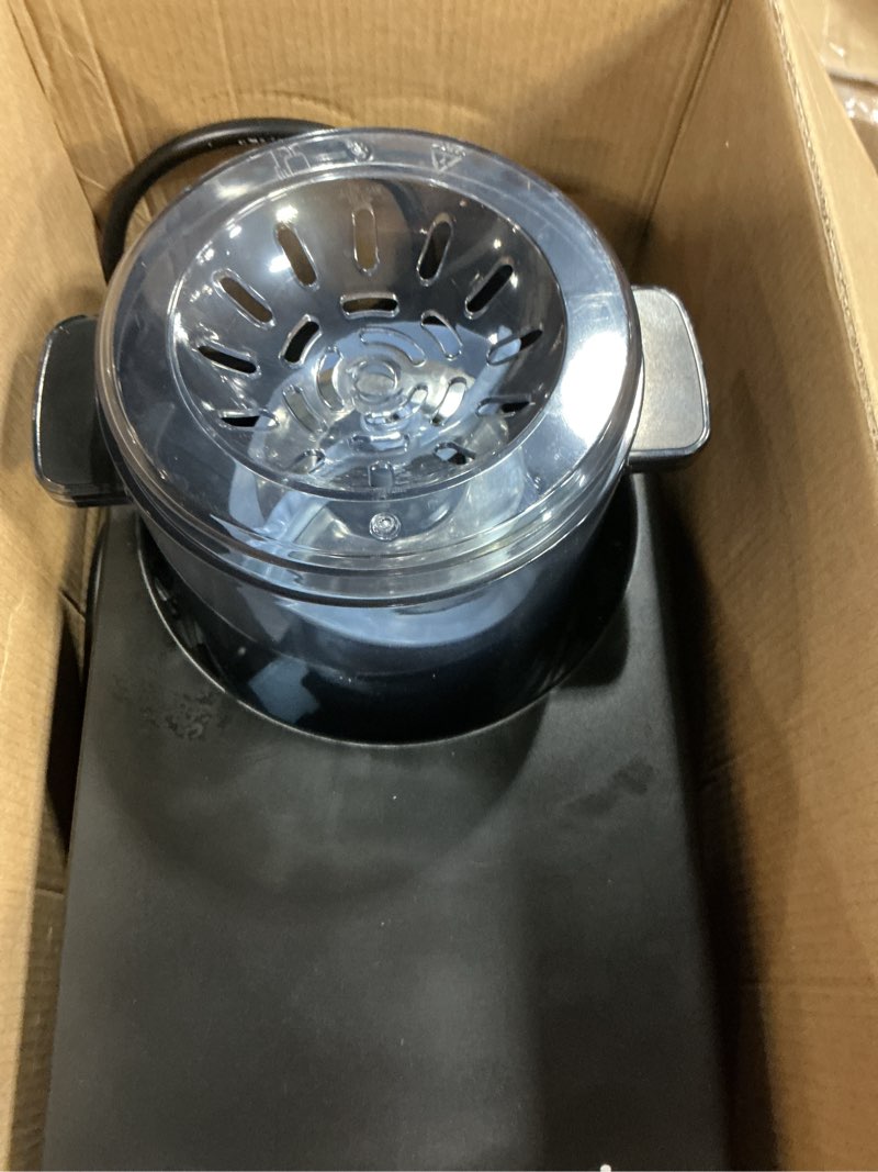 Condition photo showing Good Condition for slushie machine, ice cream maker, 40 oz. slushy machine for home and families, no ice needed with rapid chill & temperature control, multi-function for margarita, frappé, easy to clean, black