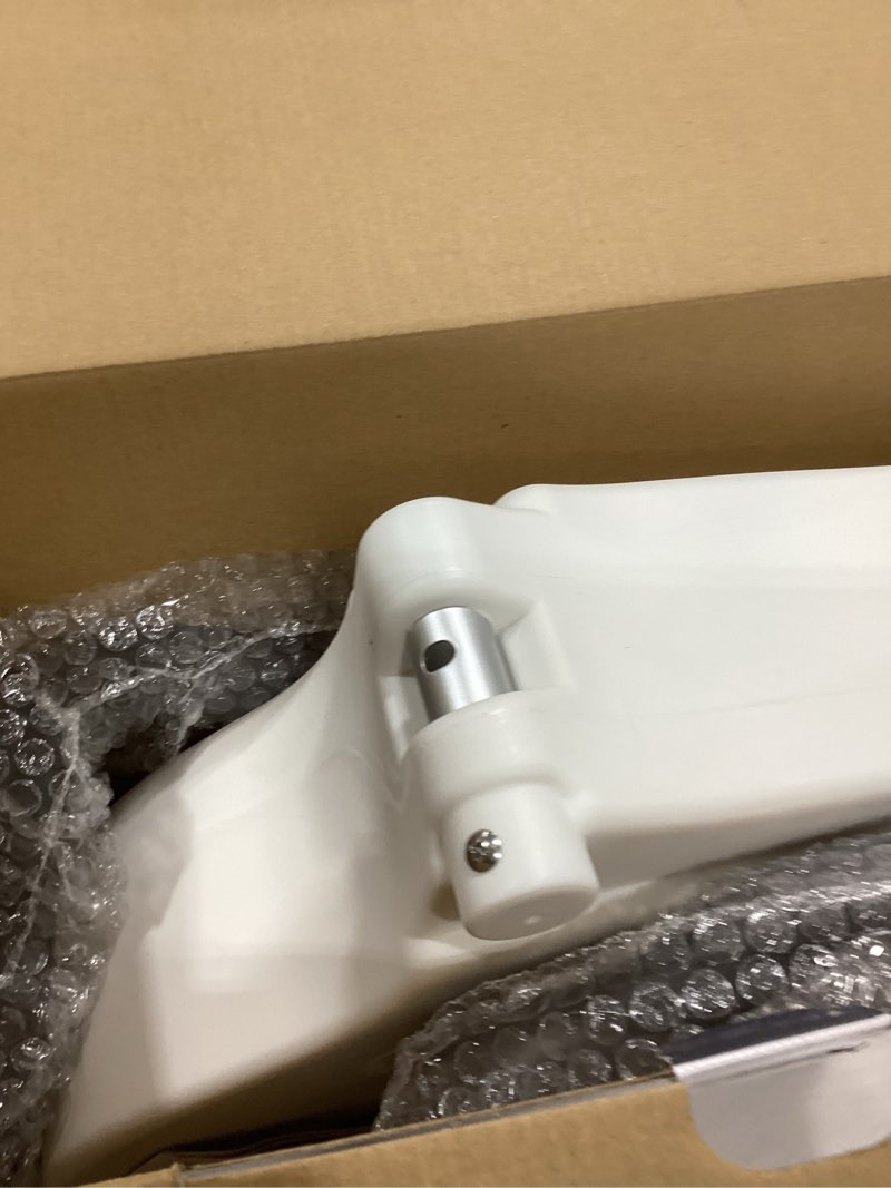 Condition photo showing As Is for Drive Medical 2-in-1 Raised Toilet Seat with Removable Padded Arms - Elevated Bathroom Safety Support - Secure Locking Attachment - Easy Height Assistance - Durable Plastic Construction Standard