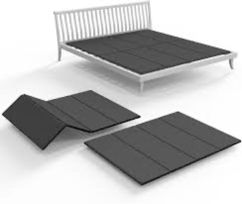 Folding Spring Box,75 * 38'', Large Double Bed 10MM, Bed Support Flat Noodles,Light and Thin, Breath