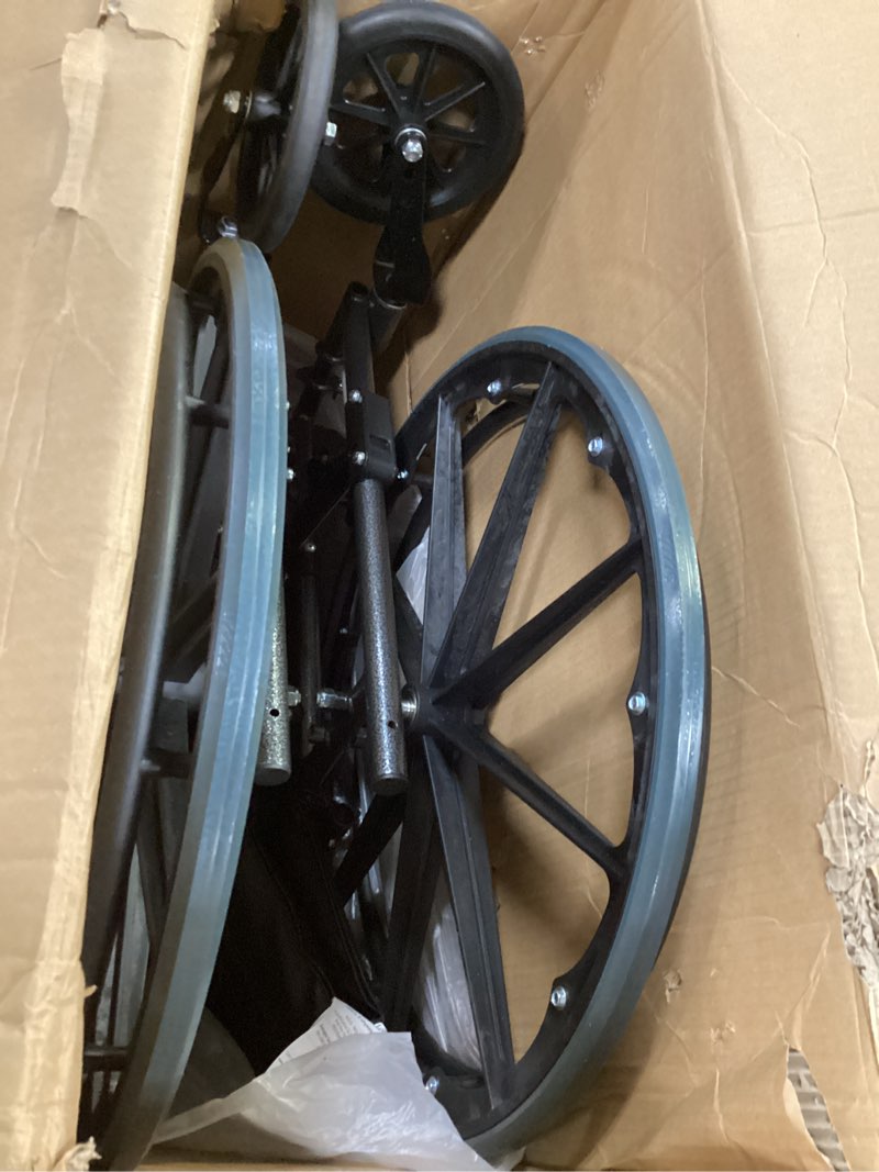 Condition photo showing Good Condition for invacare trex20rfp series tracer ex2 standard folding wheelchair for adults with 20" seat width and full arms legrests sold separately