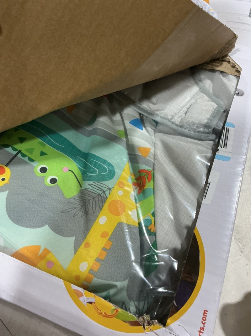 Condition photo showing Good Condition for bright starts baby bouncer soothing vibrations infant seat - removable -toy bar, nonslip feet, 0-6 months up to 20 lbs (safari fun)